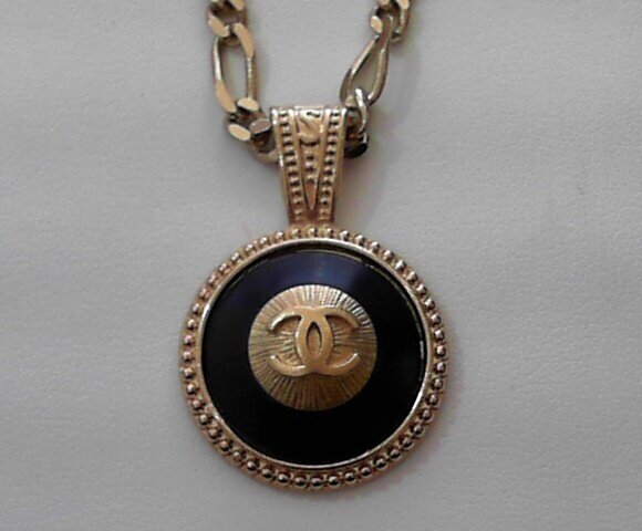 Chanel Necklace Pendant COCO Gold Black Woman Authentic Used Y2573  eBay