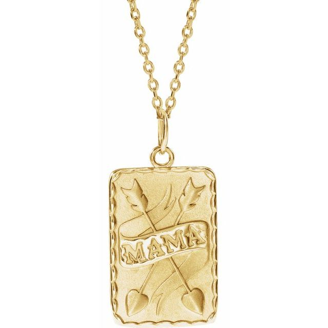 Gold 'Mama' Necklace