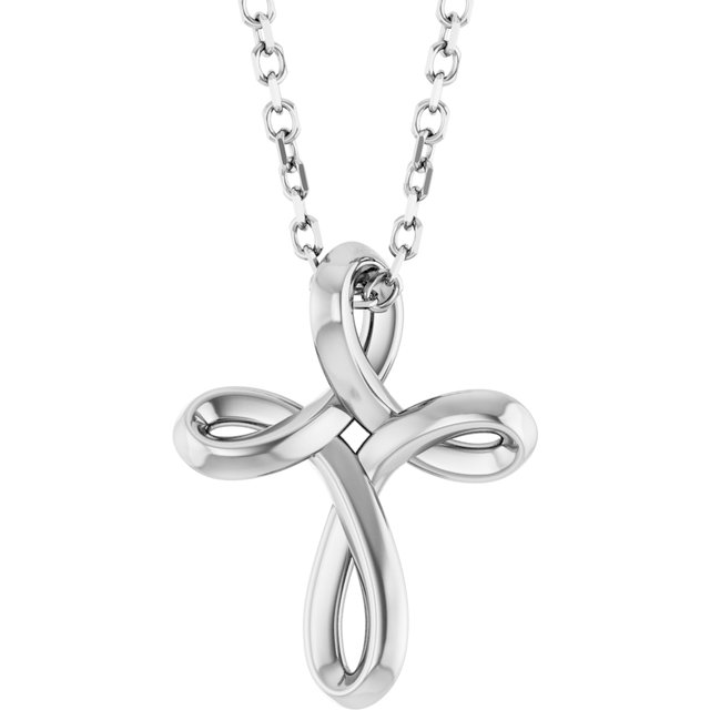 Mobius Cross Necklace