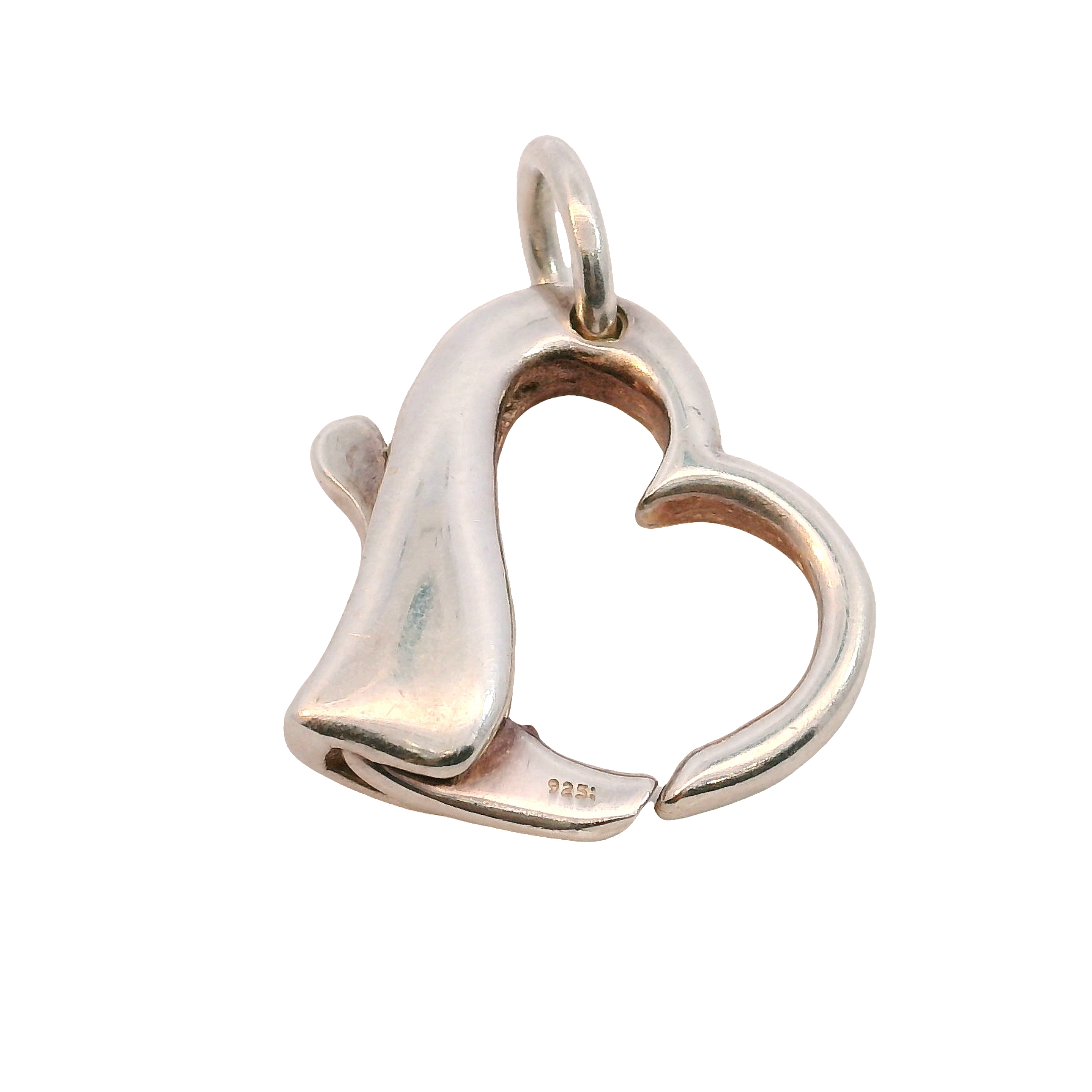 Silver Heart Clasp/Pendant