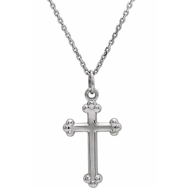 Decorative Cross Necklace