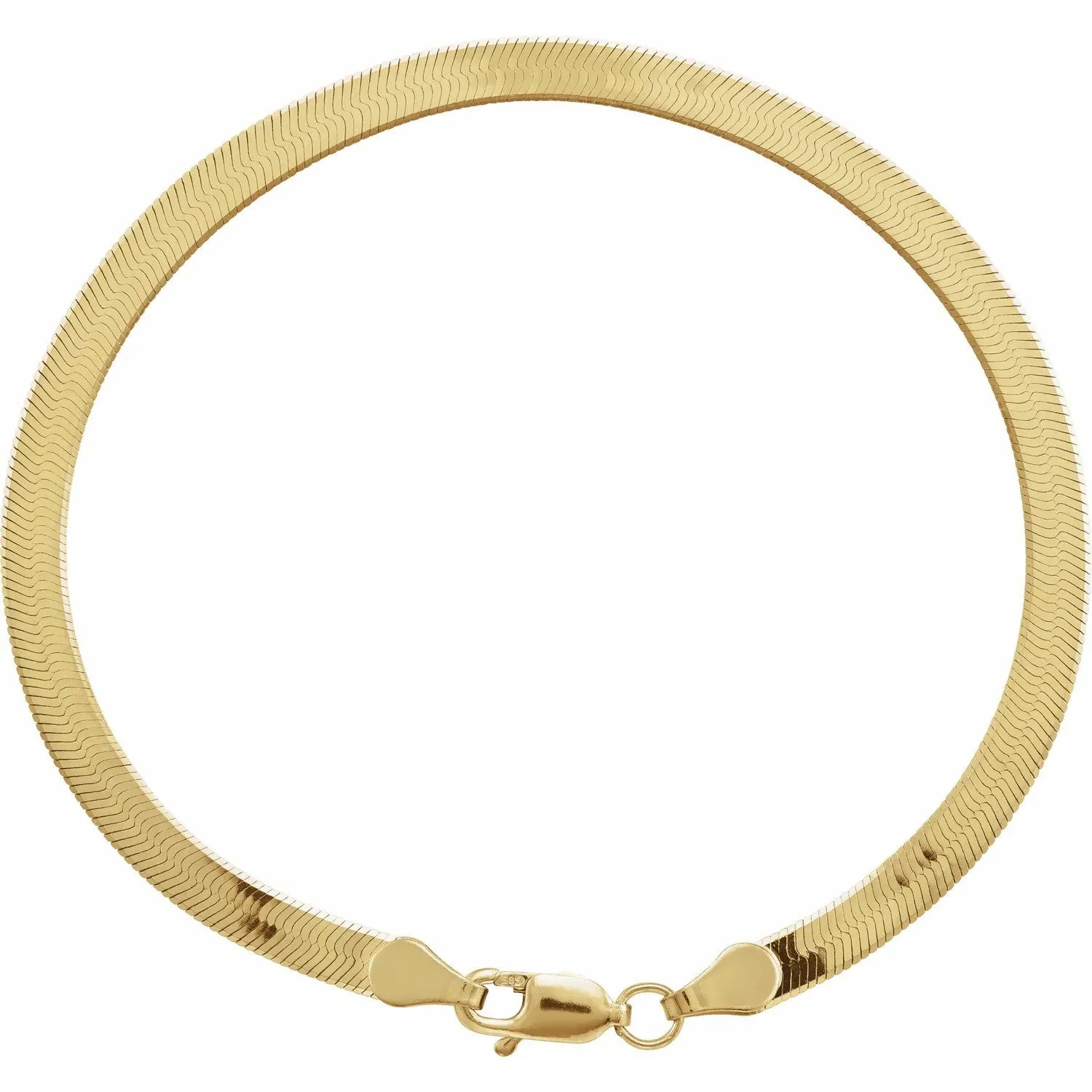 3.8mm Herringbone Bracelet