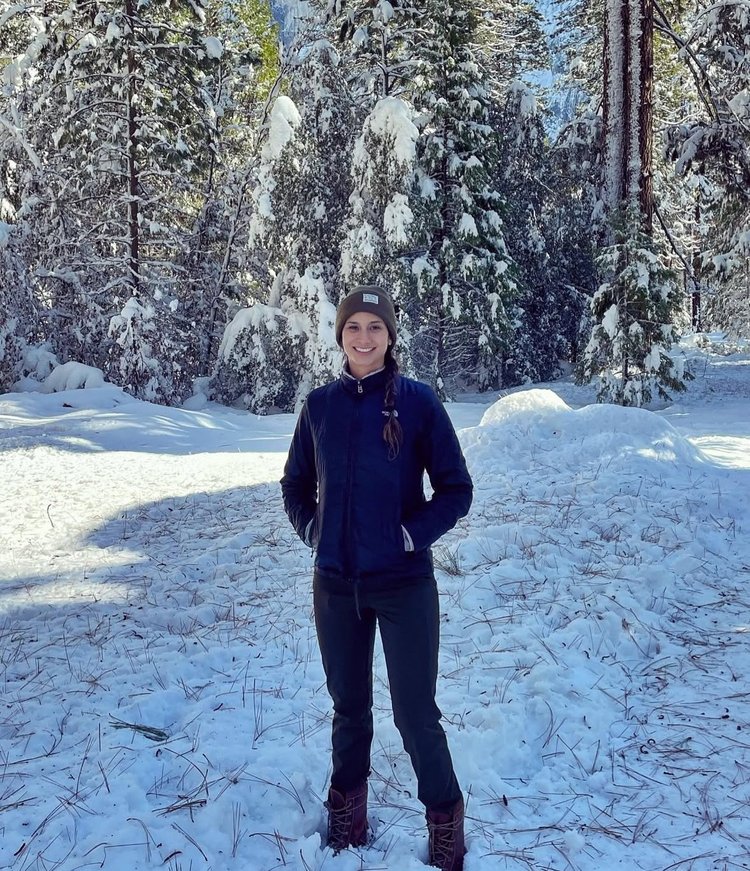 Renae DiBartolomeo outdoors in the snow