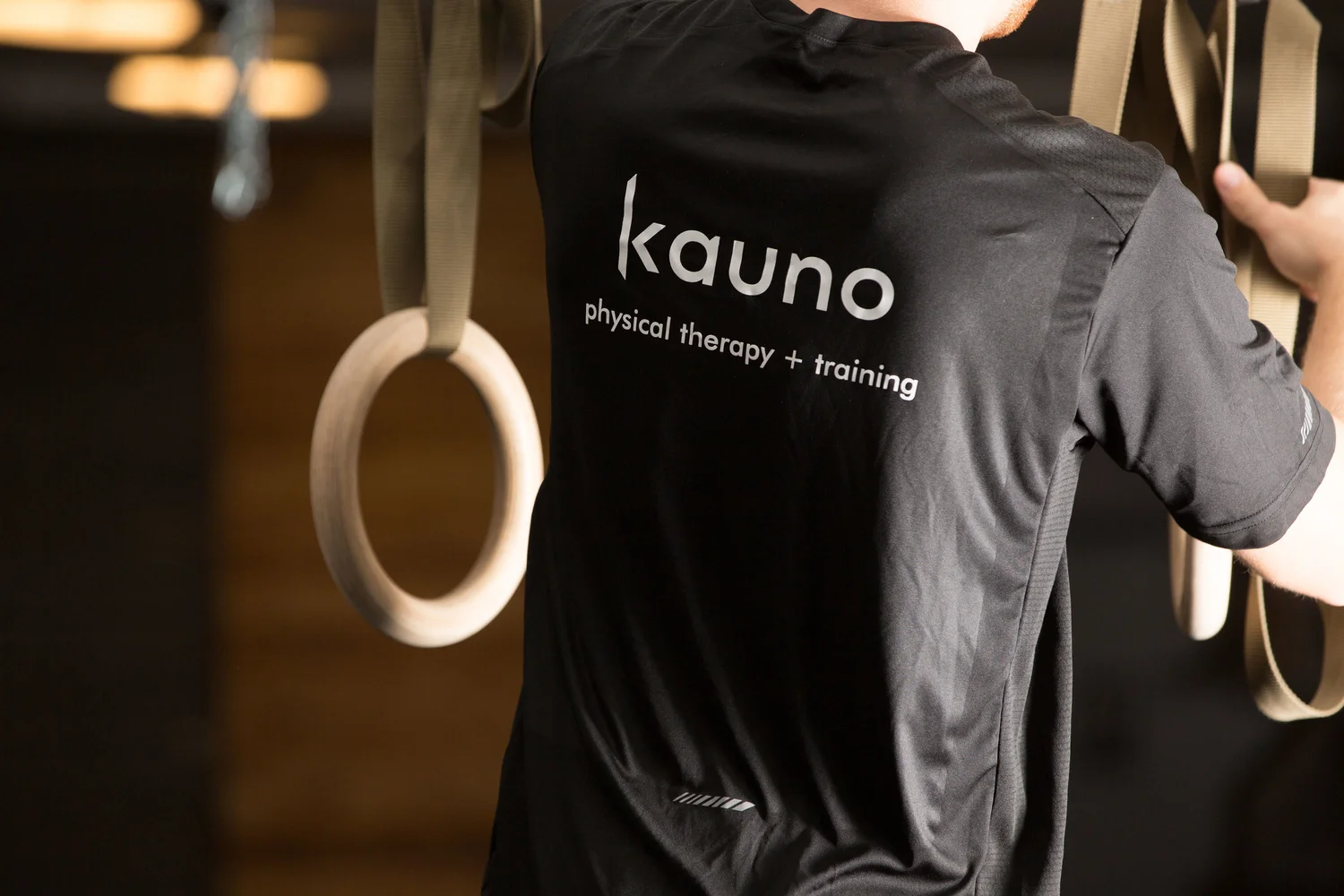 A Kauno shirt and gymnastic rings