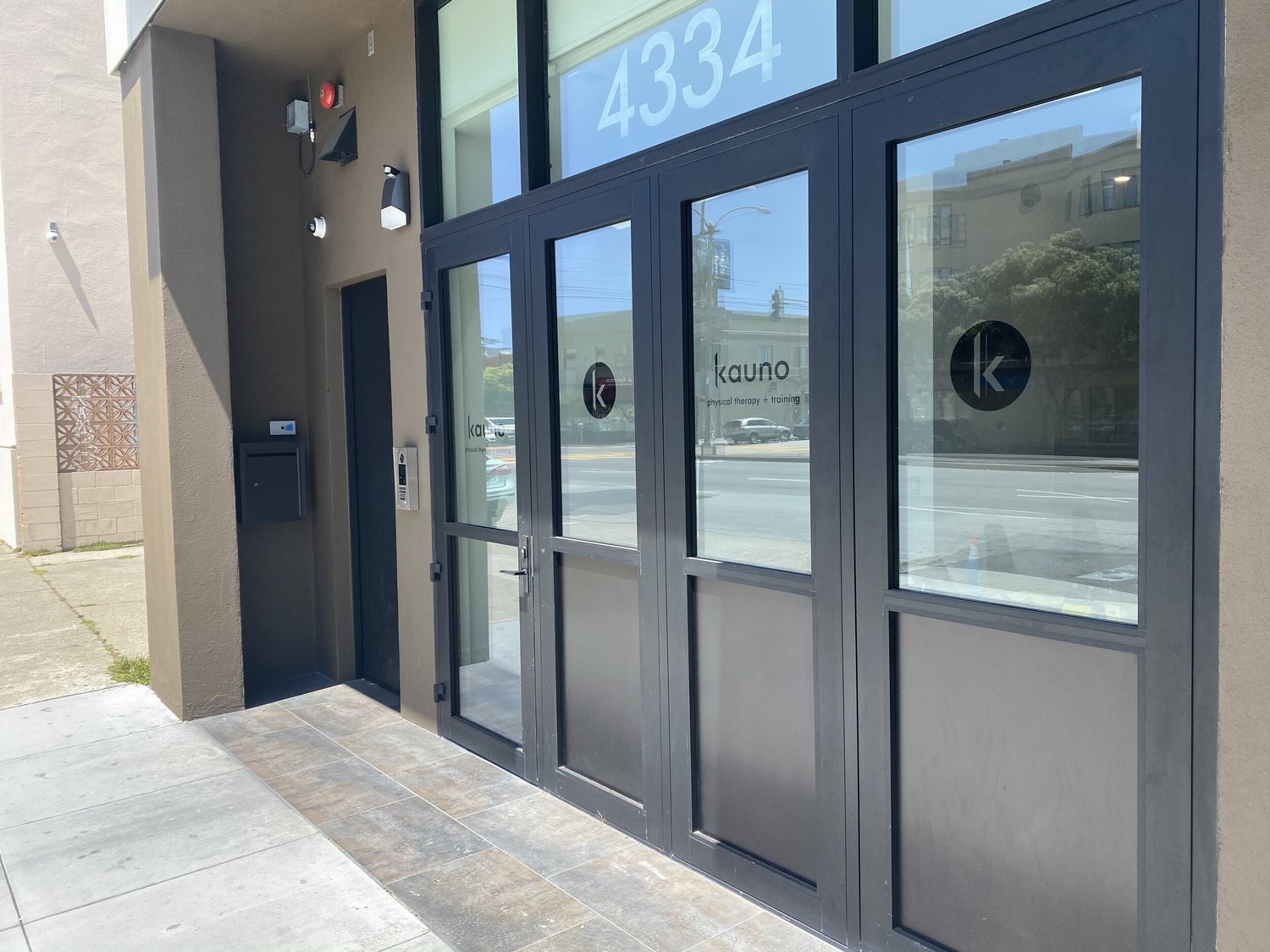 The Kauno storefront on Geary