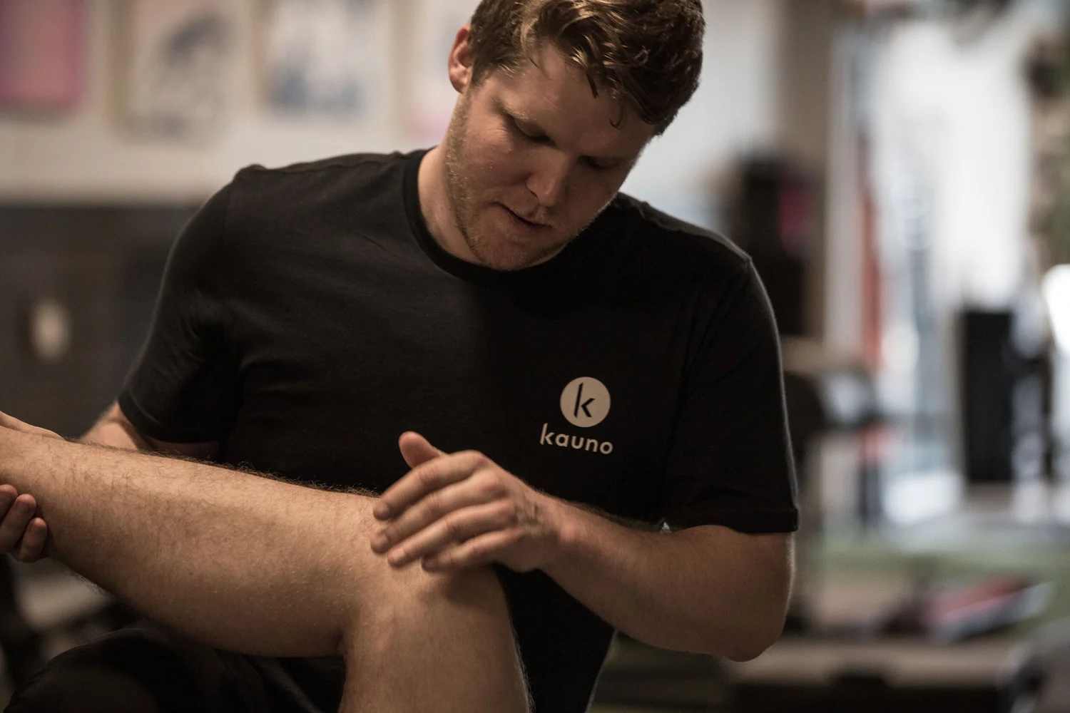 Hands-on knee treatment