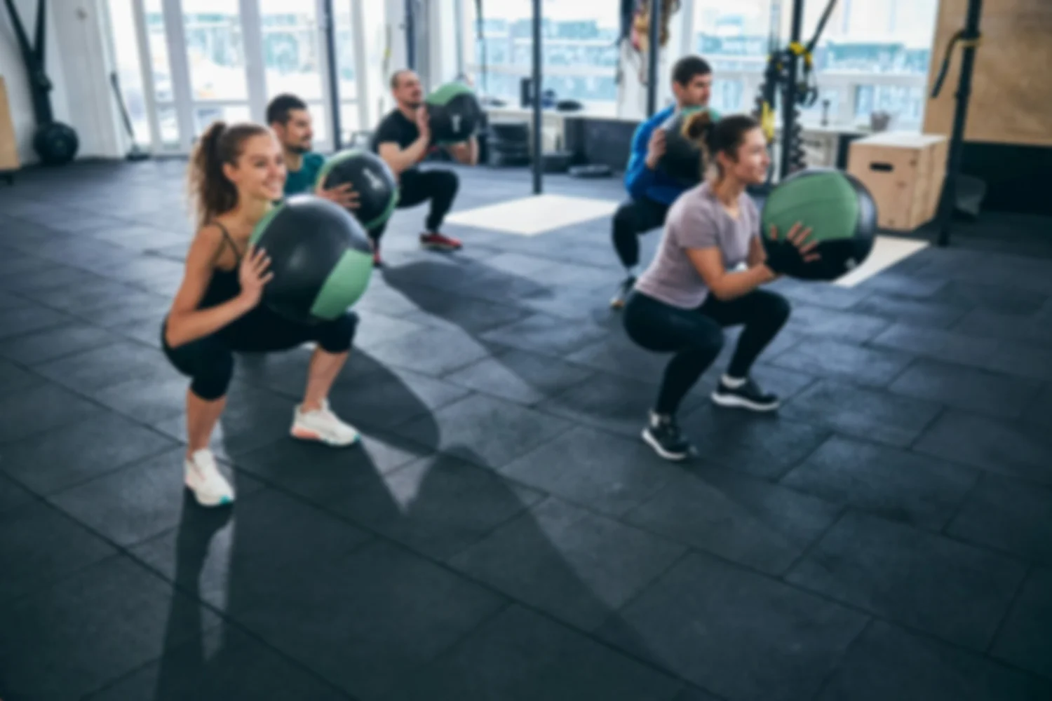 A small group class at Kauno