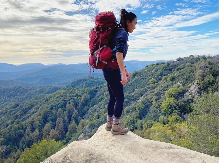 Candice Lee hiking