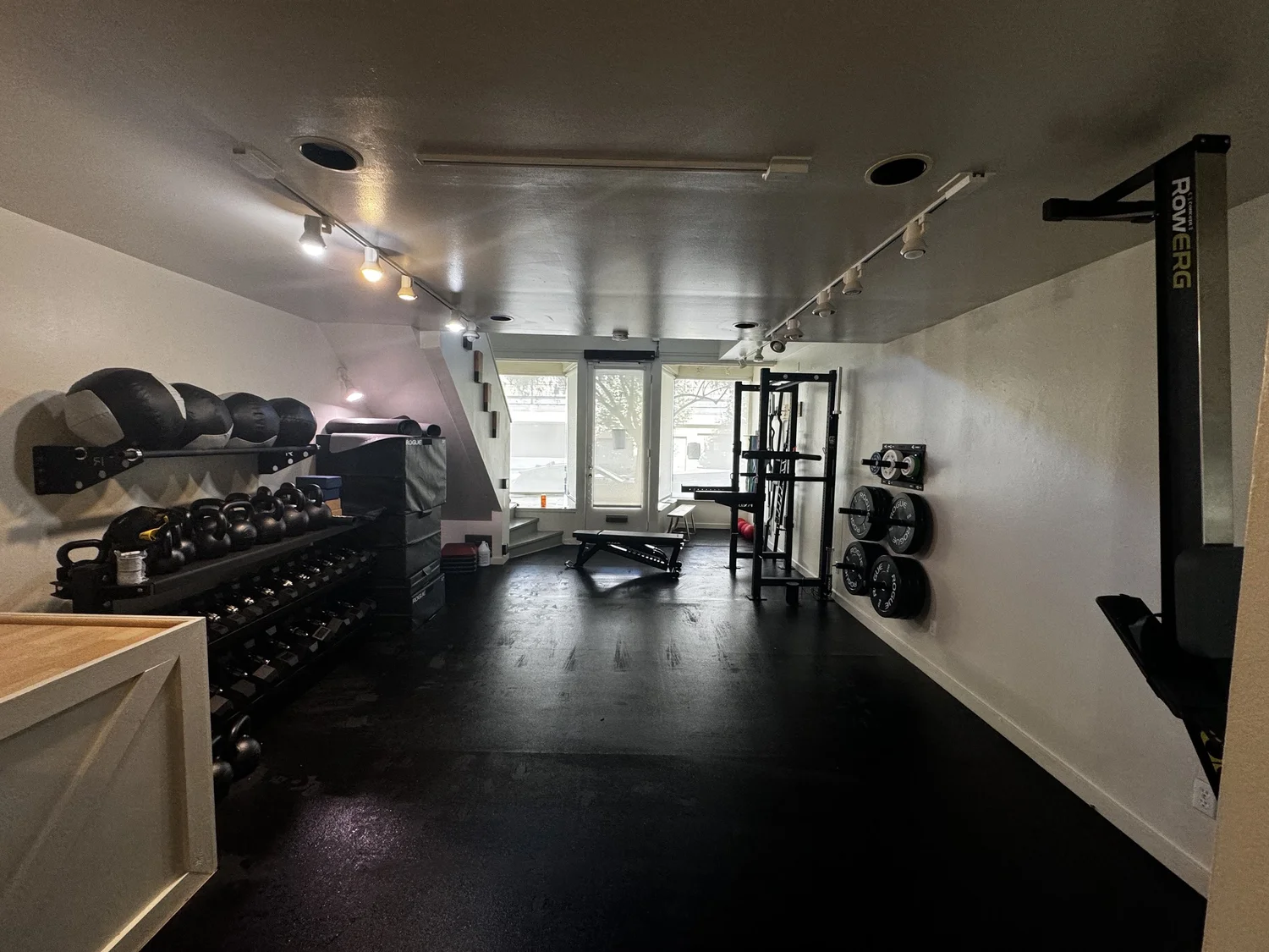 Training equipment at North Beach