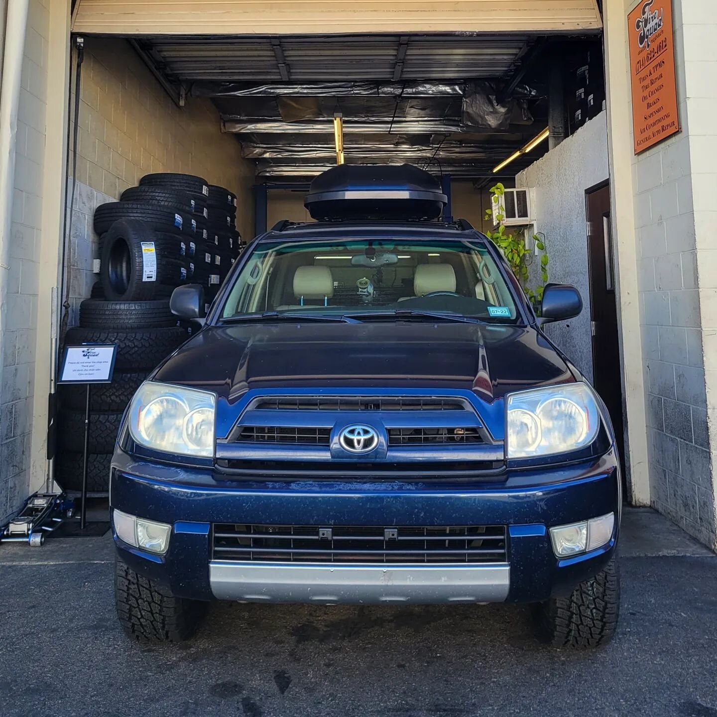 4 new tires for our customer's new used 4Runner, driving all the way to his new home in New York state tomorrow!! Safe travels 💨 #tiresquad #tiresquadwestminster