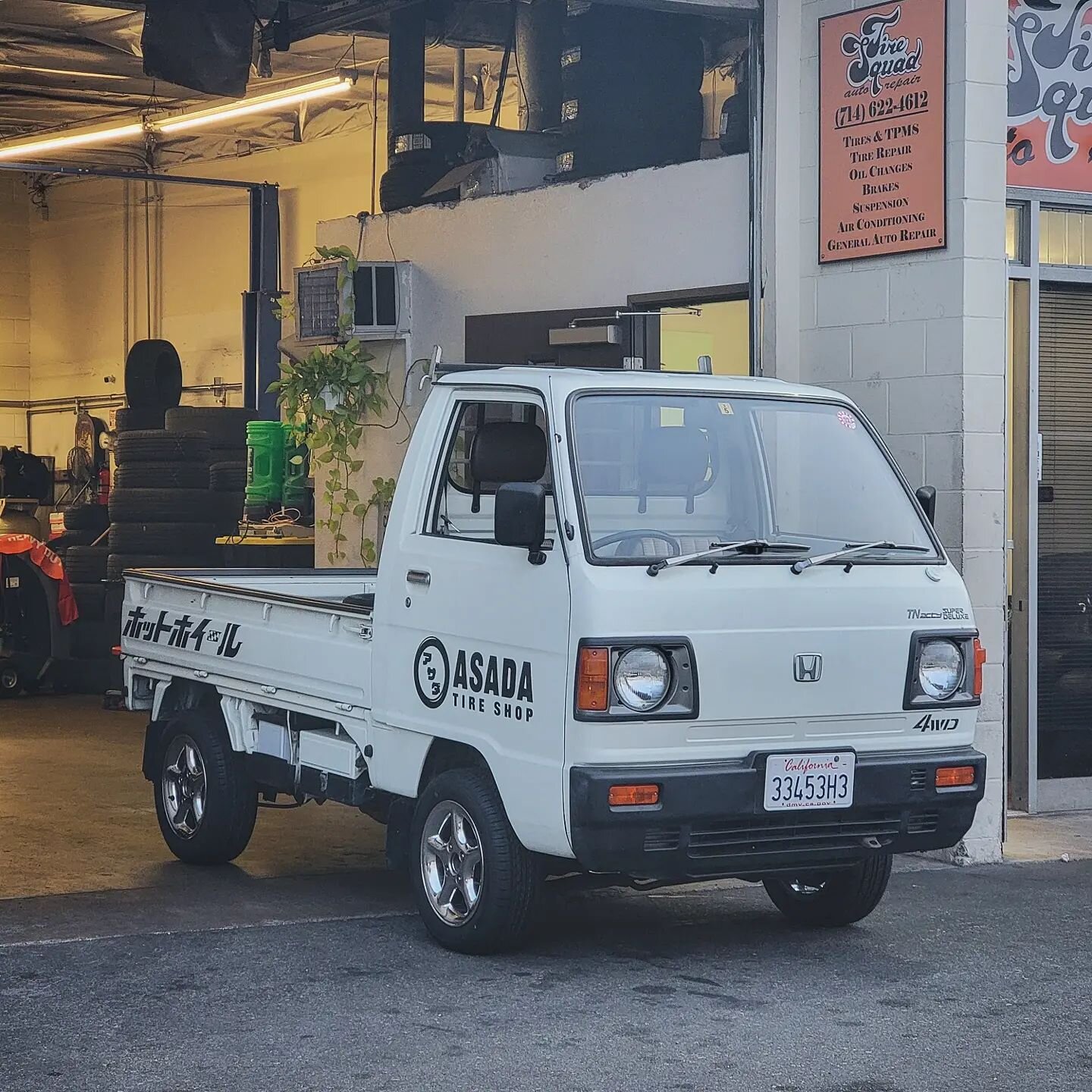 We love seeing uncommon cars and trucks at Tire Squad! This was a real treat. Enjoy the new wheels and tires @mattgabe! 
.
.
.
#honda #acty #4wd #tiresquad #tiresquadwestminster
