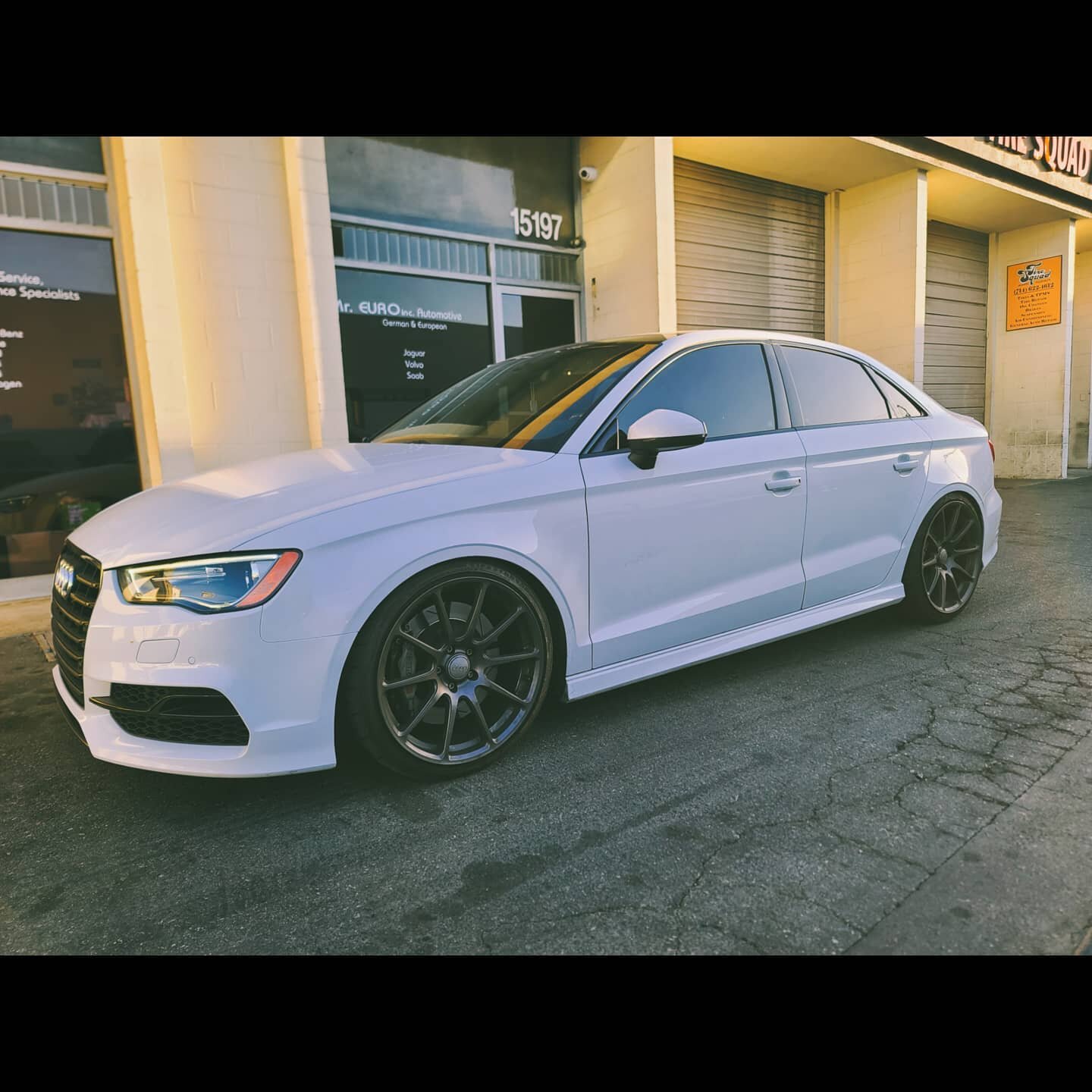 Audi S3 in for KW V1 coilovers along with KW's Audi magnetic ride delete kit to keep the pesky warning ⚠️ light off when removing the original shocks and struts. That stance... 🤤
.
.
.
#audi #vw #magride #kw #kwsuspension #kwv1 #audis3 #8vs3 #coilov