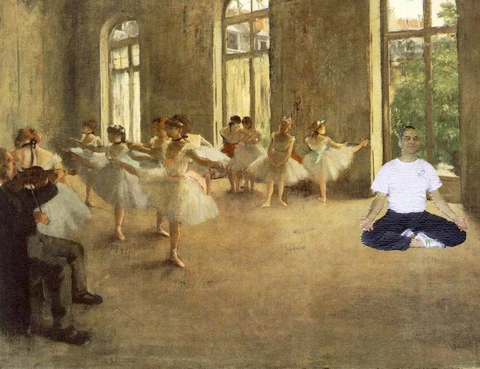 Degas' Yogi at the rehearsal