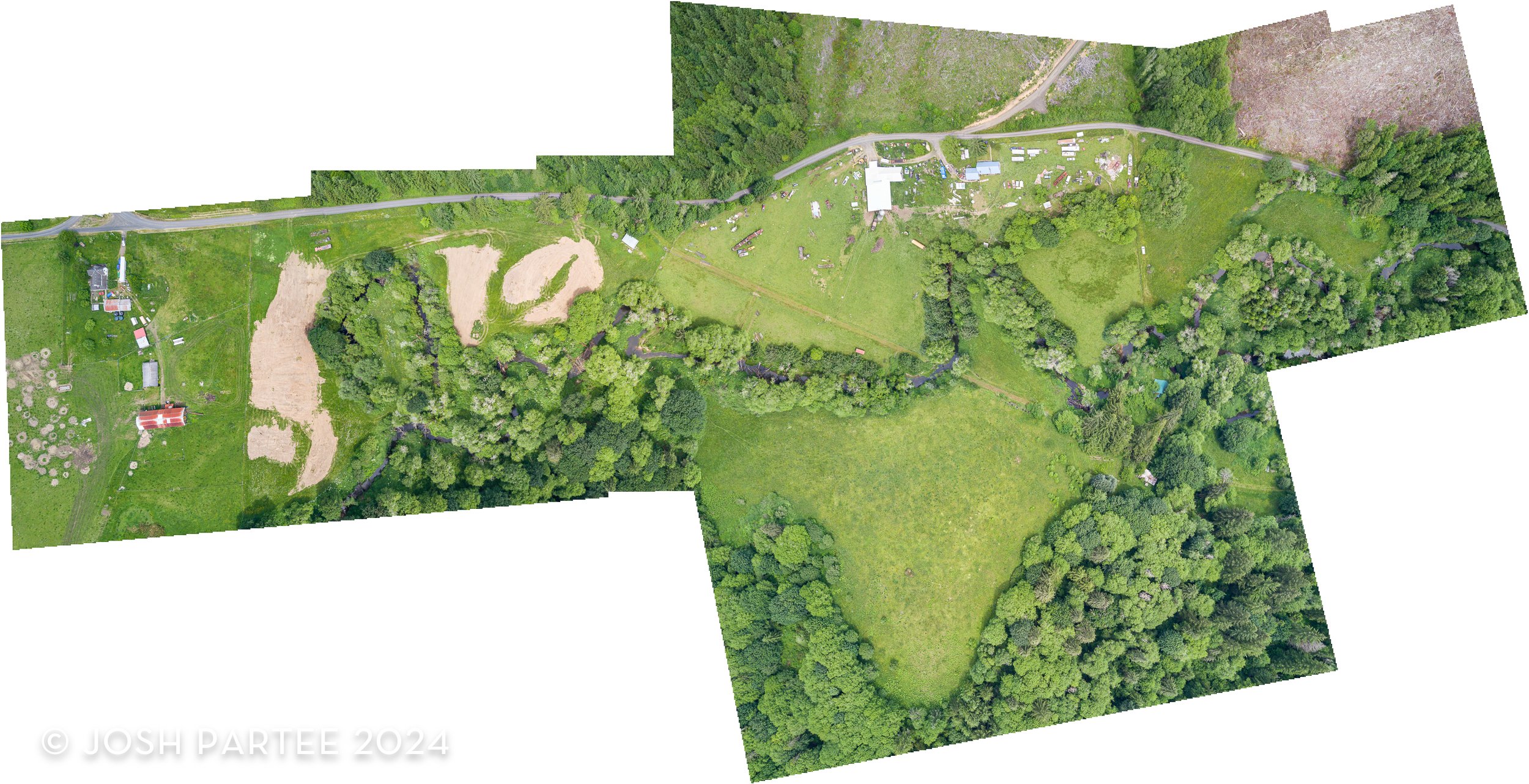Joe Bradbury Farm, FLRC sediment removal project, sediment disposal location. June 8, 2024