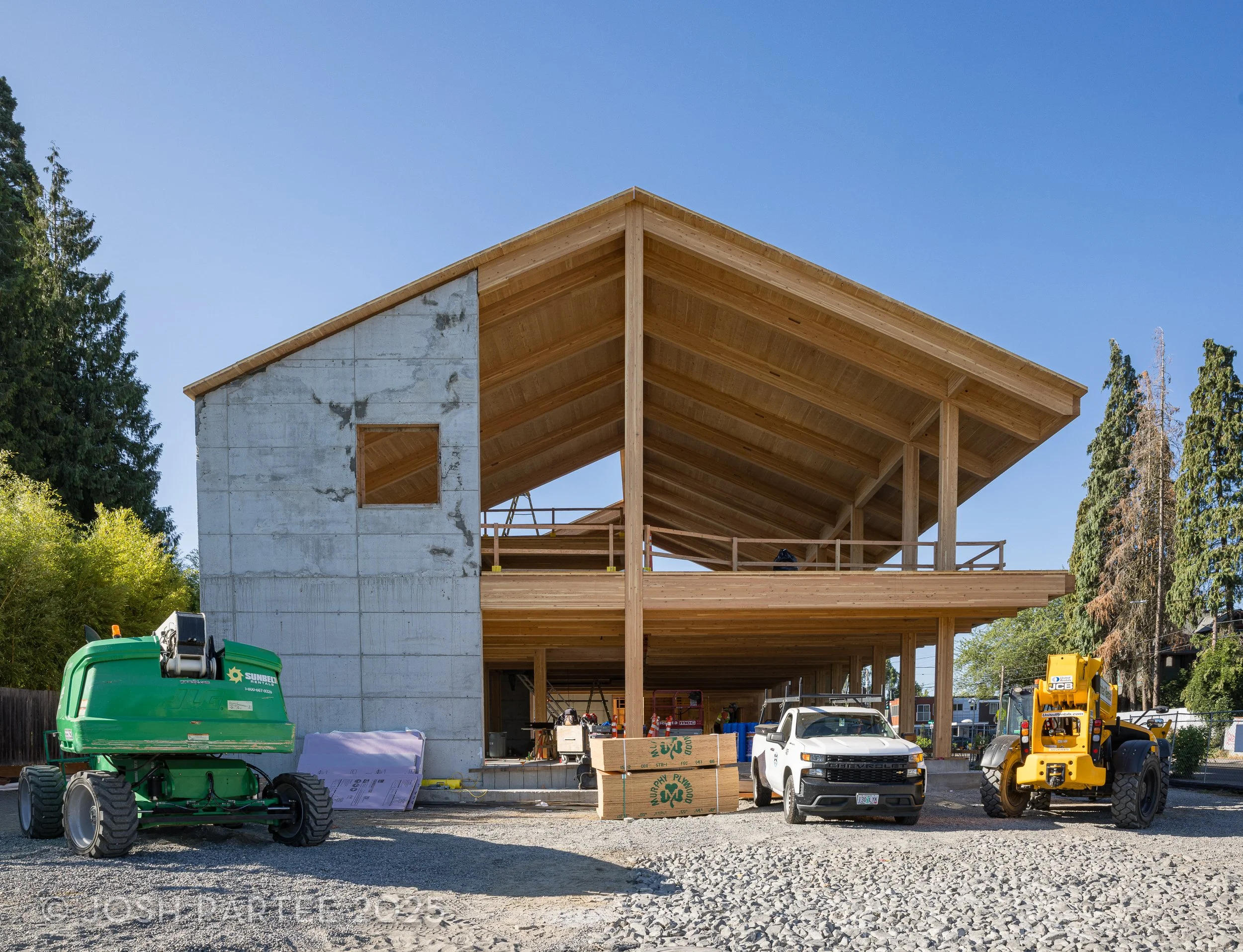  Belmont Library, CLT install / BORA 