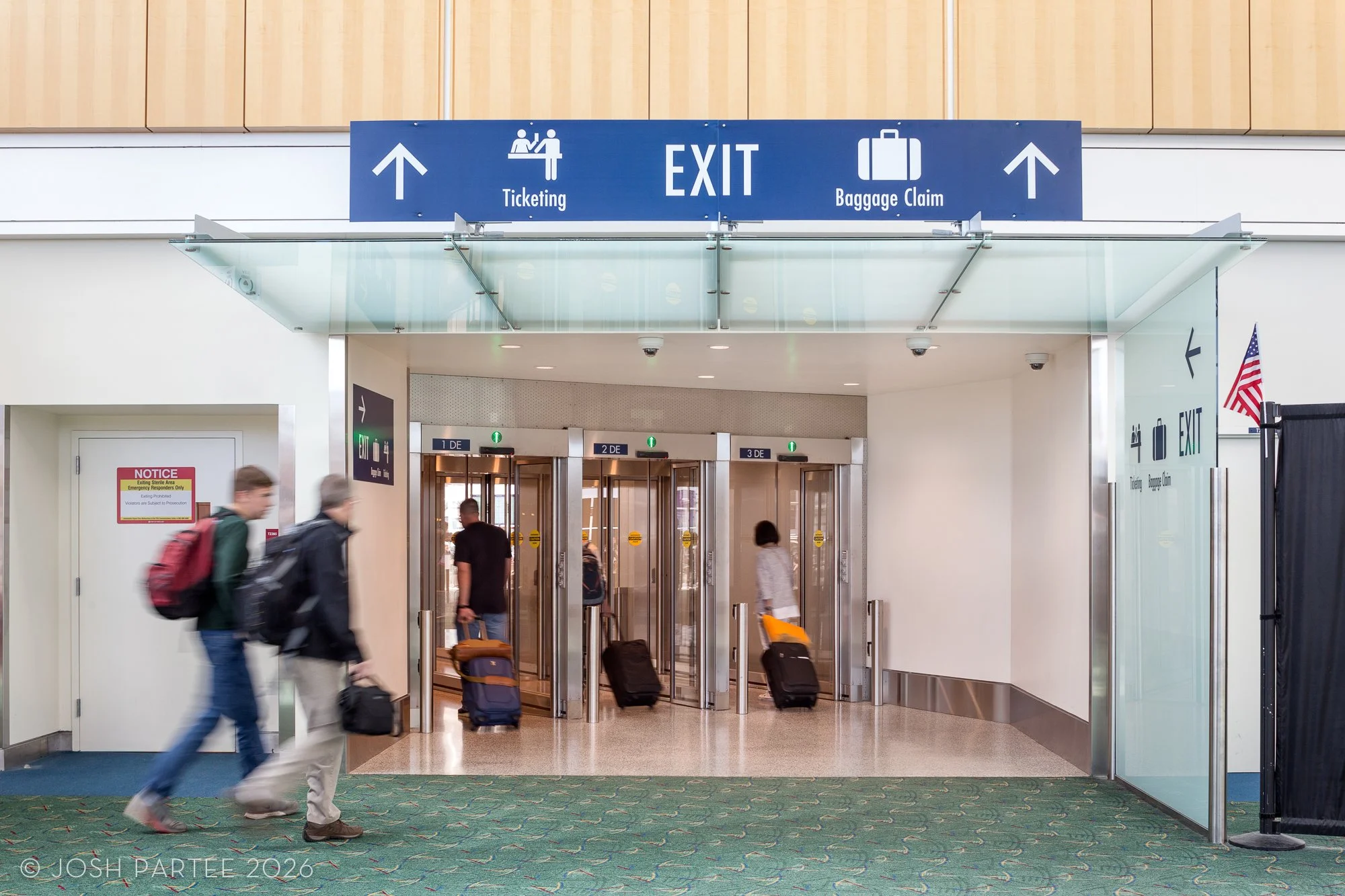  Dormakaba / PDX exit lanes 