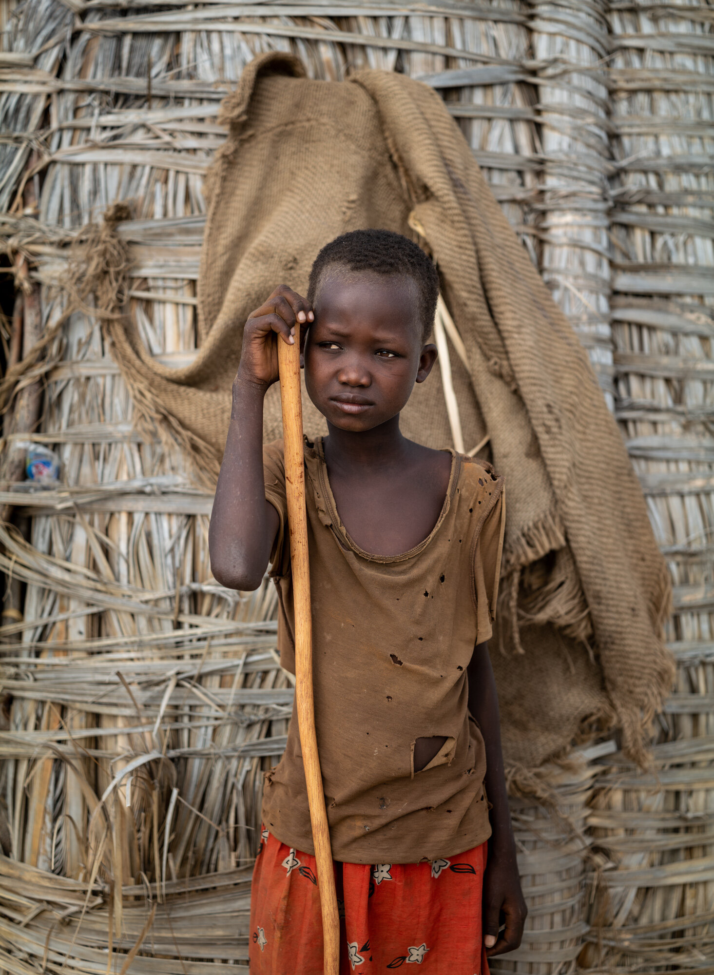 Erupe Etir at her family’s home on the shore of Lake Turkana in Kenya