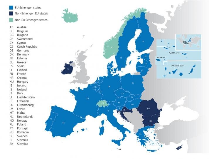 schengen country tour plan