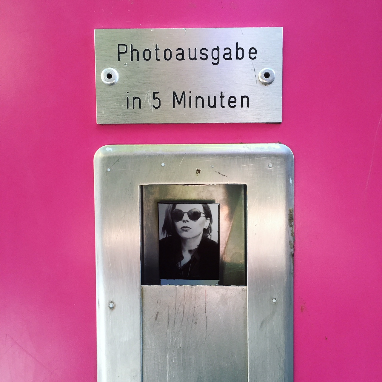 Photoautomat in Pink