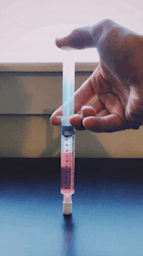 Leave some air in the syringe for real-time resistance feedback.