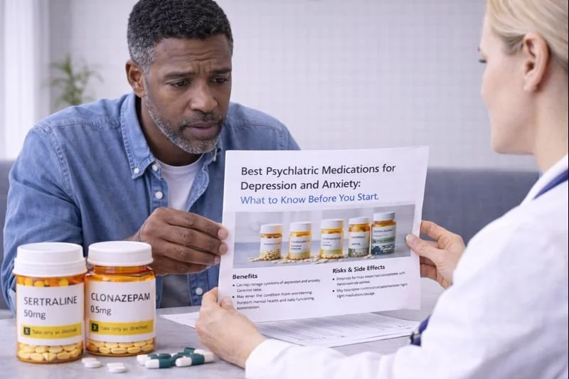 Best Psychiatric Medications for Depression and Anxiety: What to Know Before You Start