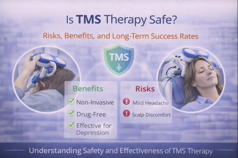 Is TMS Therapy Safe? Risks, Benefits, and Long-Term Success Rate