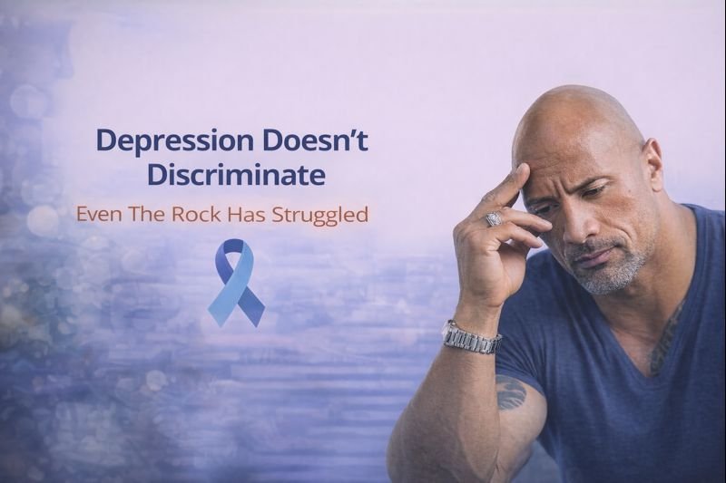 Depression Doesn’t Discriminate: Even “The Rock” has Struggled