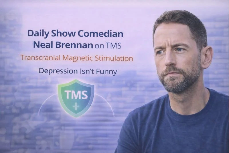 Daily Show Comedian Neal Brennan on TMS (transcranial magnetic stimulation): Depression Isn’t Funny