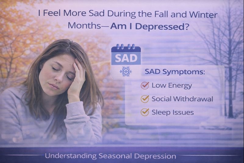 I Feel More Sad During the Fall and Winter Months in Boston.&nbsp; Am I Depressed?