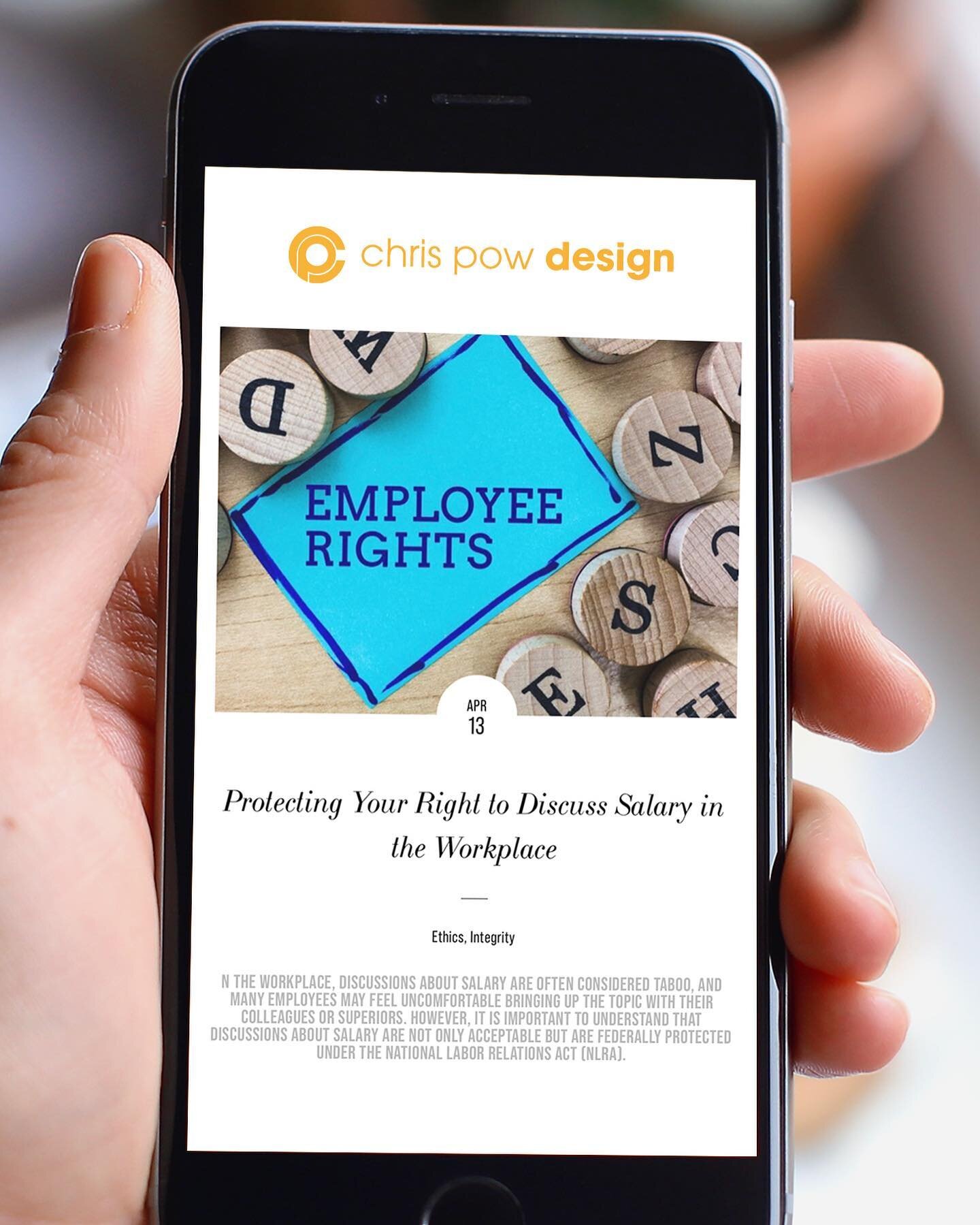 Attention all employees! ⚠️ 

Are you aware of your workplace rights and how they protect you? 🤔 

Don't miss our latest blog post, where we dive into the importance of understanding your rights as an employee and how they can benefit you. 💪 

Whet