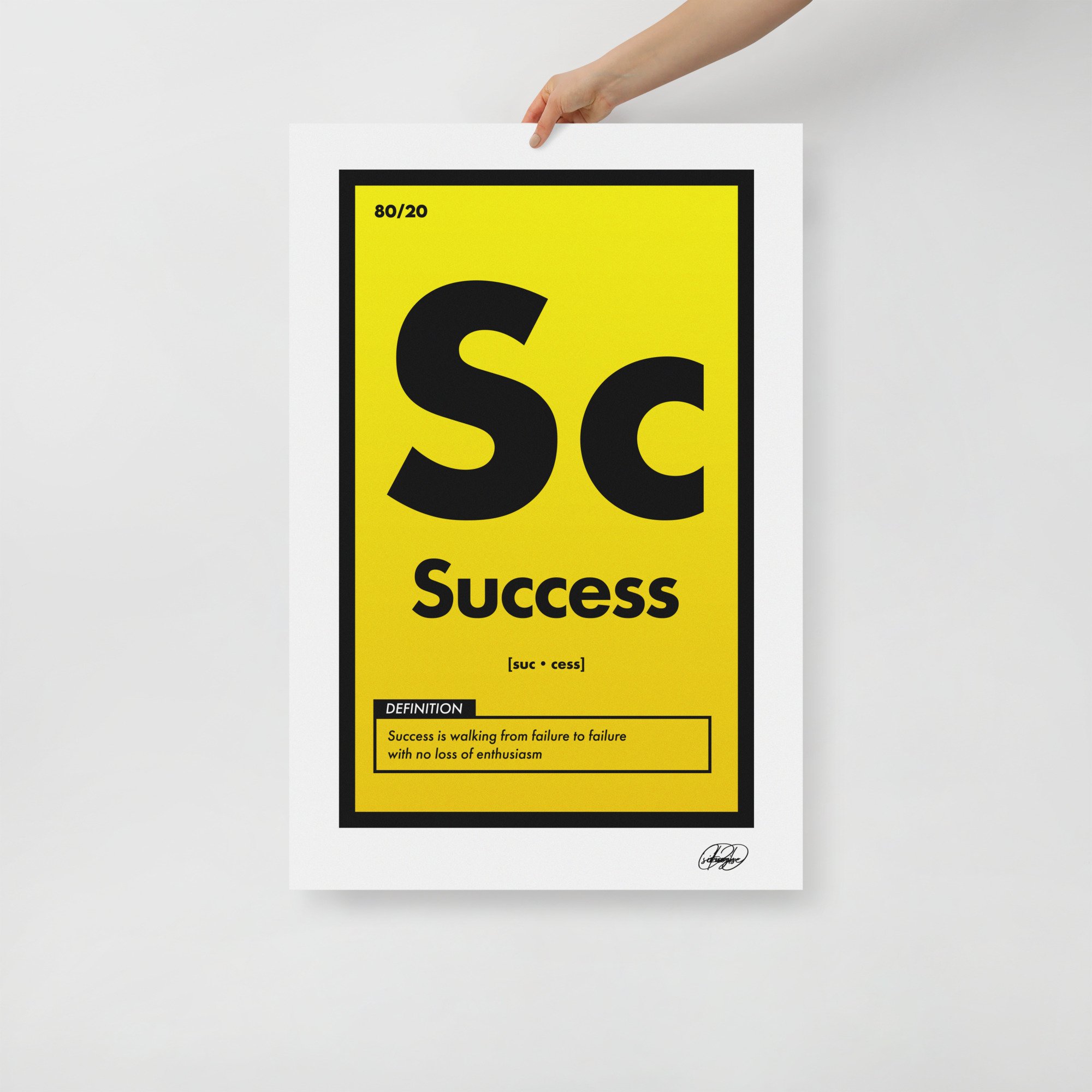 Success Periodic Poster