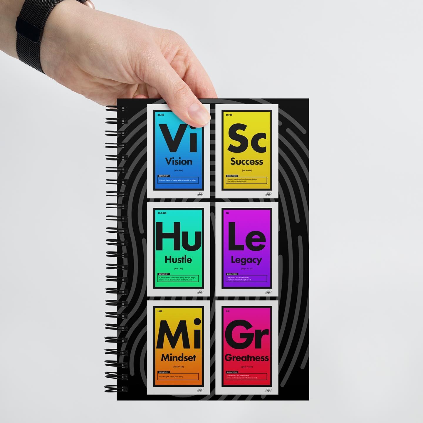 Start each day with a positive mindset and watch the magic unfold ✨ 

Our notebook with periodic table of perspective shifting on the cover will help you cultivate a daily practice of self-love and positivity and overall change in your mindset. 📓❤️ 
