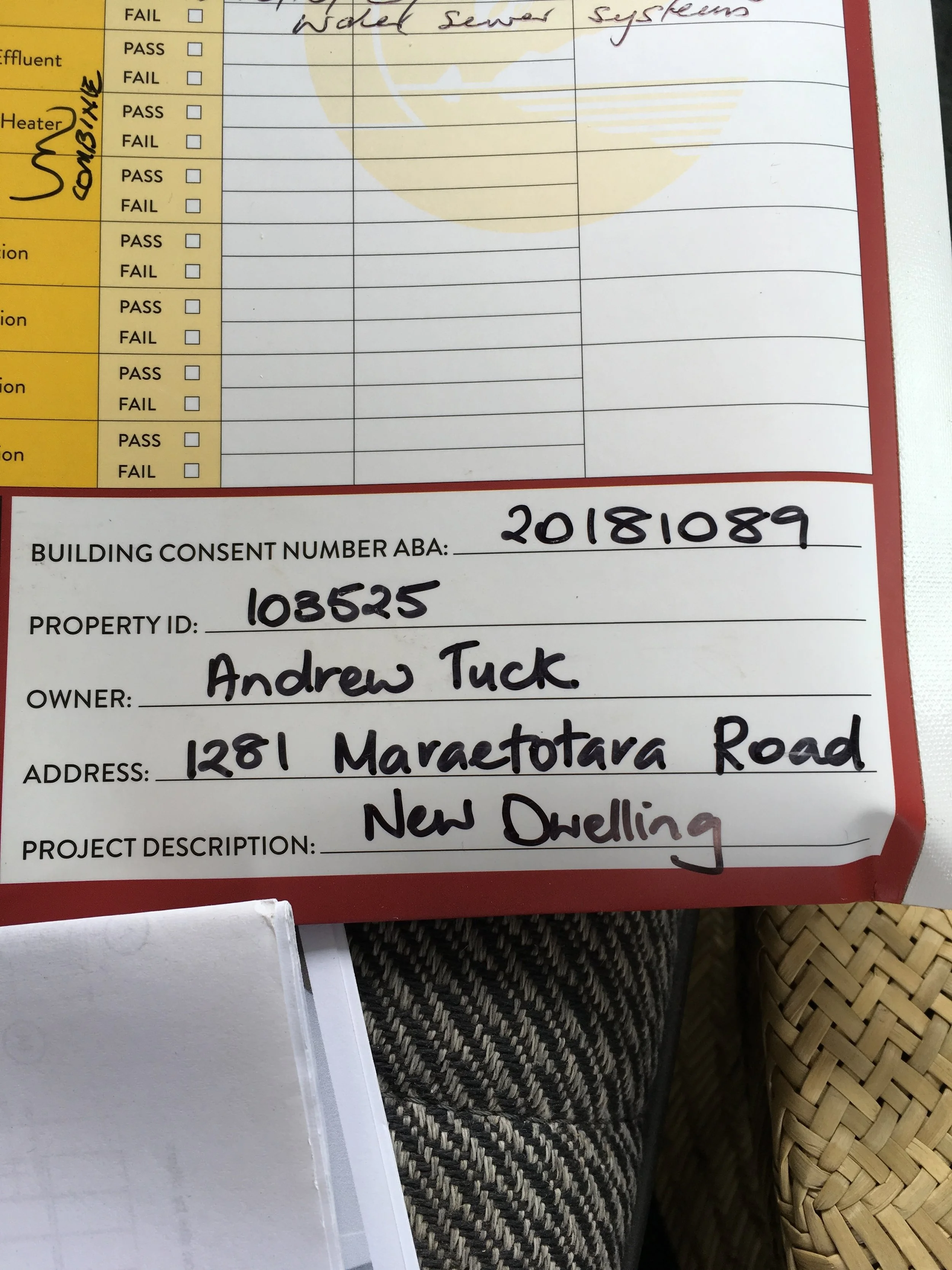 Catch-up Blog 7: Building consent! (Aug/Sep 2018)