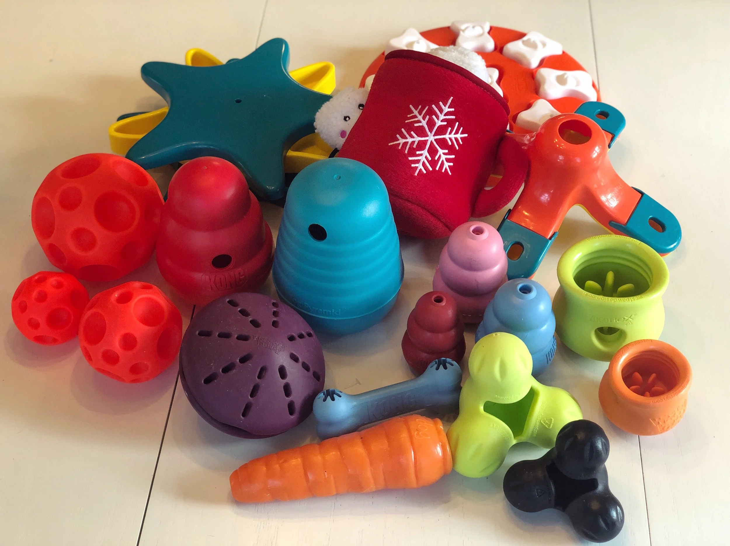 busy buddy calming dog toy