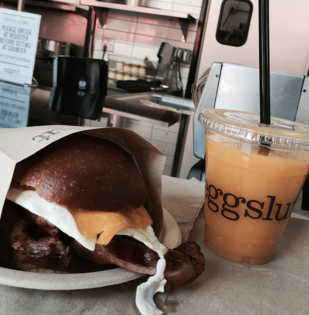 Egg Slut : This place is a cult. You need to do either the famous egg, bacon and cheese roll (above) or The Slut which is essentially coddled egg and mashed potato in a glass. Be prepared for the queue and to not eat anything else again all day. She’s FILLING.