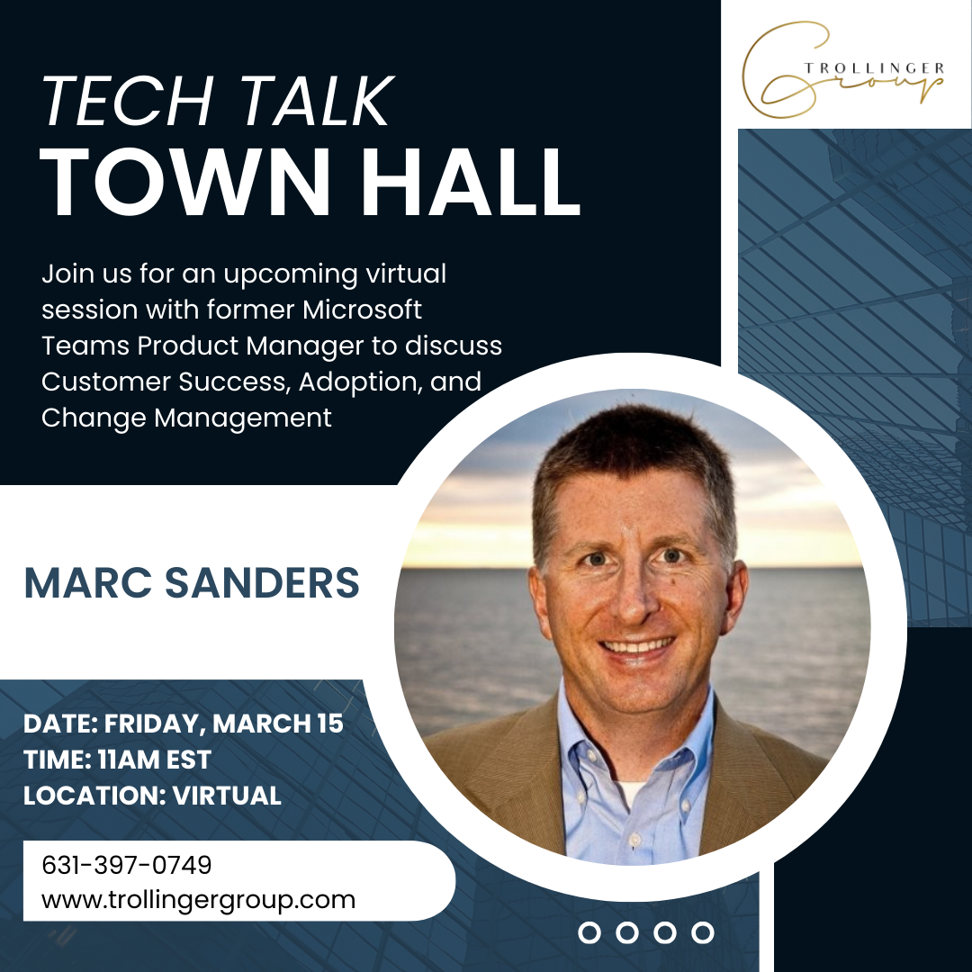 Join our Tech Talk Town Hall with Marc Sanders 