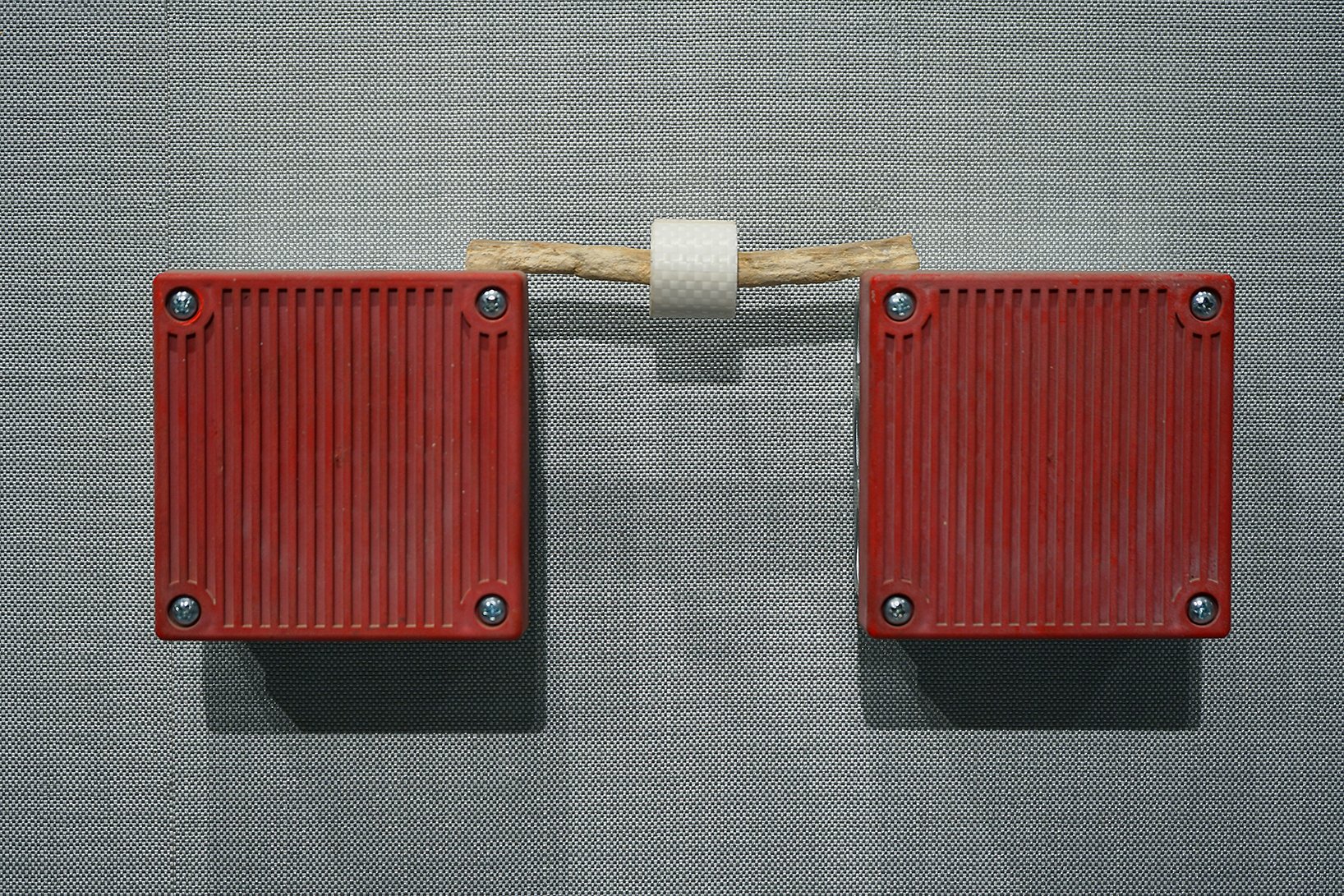 conduit boxes, fire alarms, petrified wood, hurricane tape