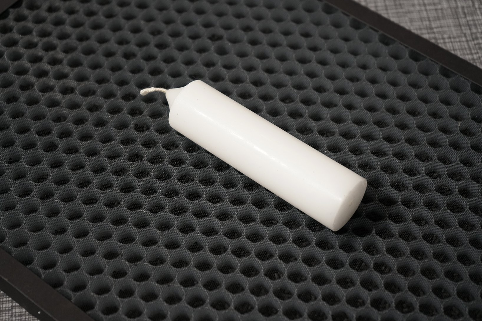 activated charcoal filter, candle