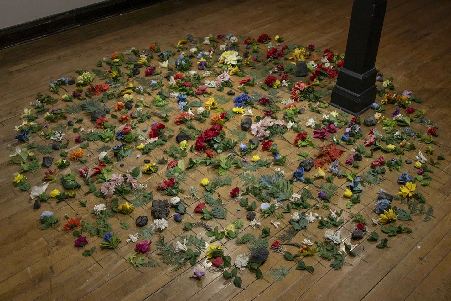   Wake  discarded cemetery flowers, clinkers 2024 
