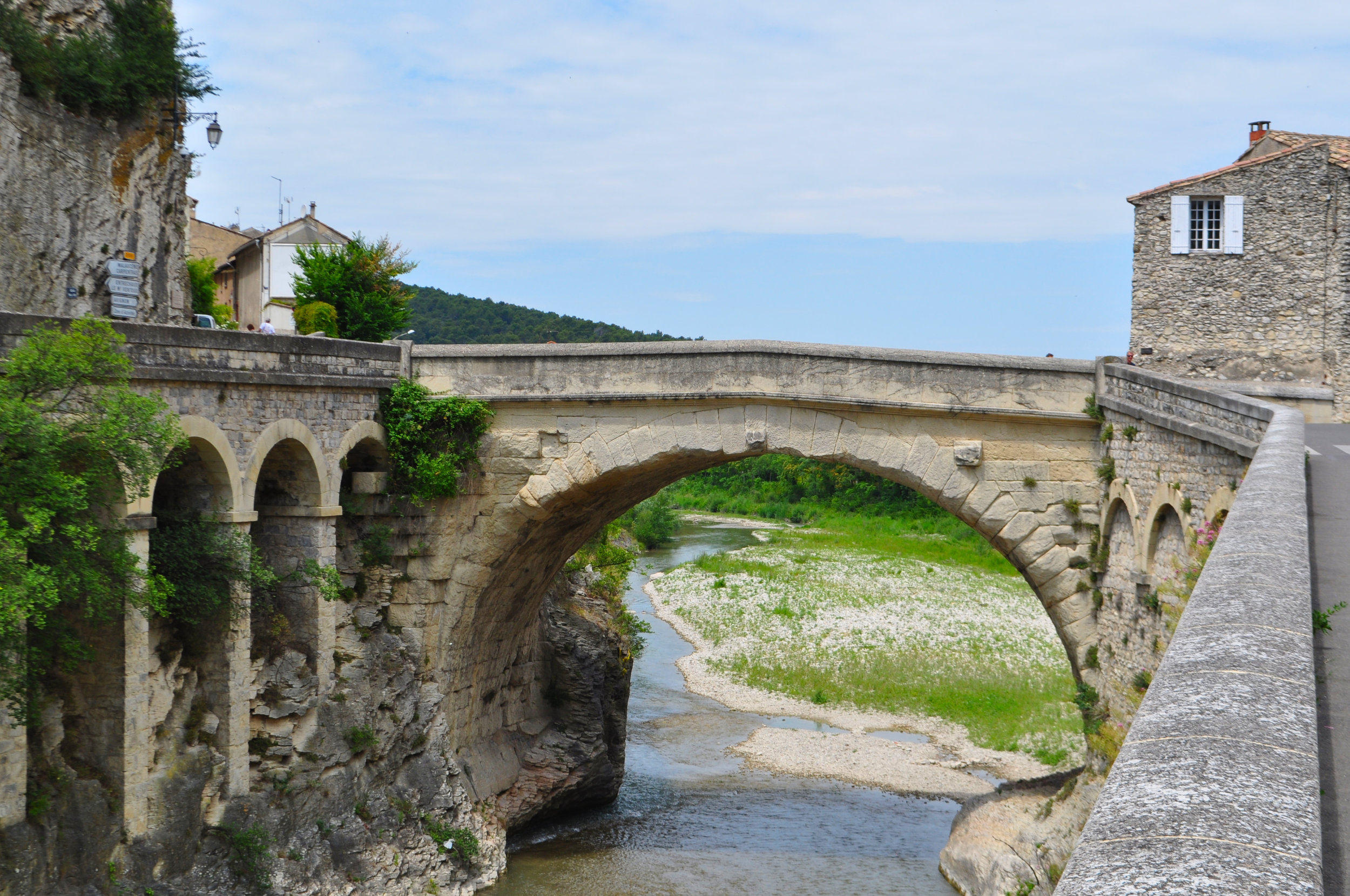 Ancient Roman Bridge in Vaison la Romaine