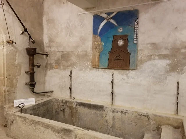 First ritual bath (Mikvah)
