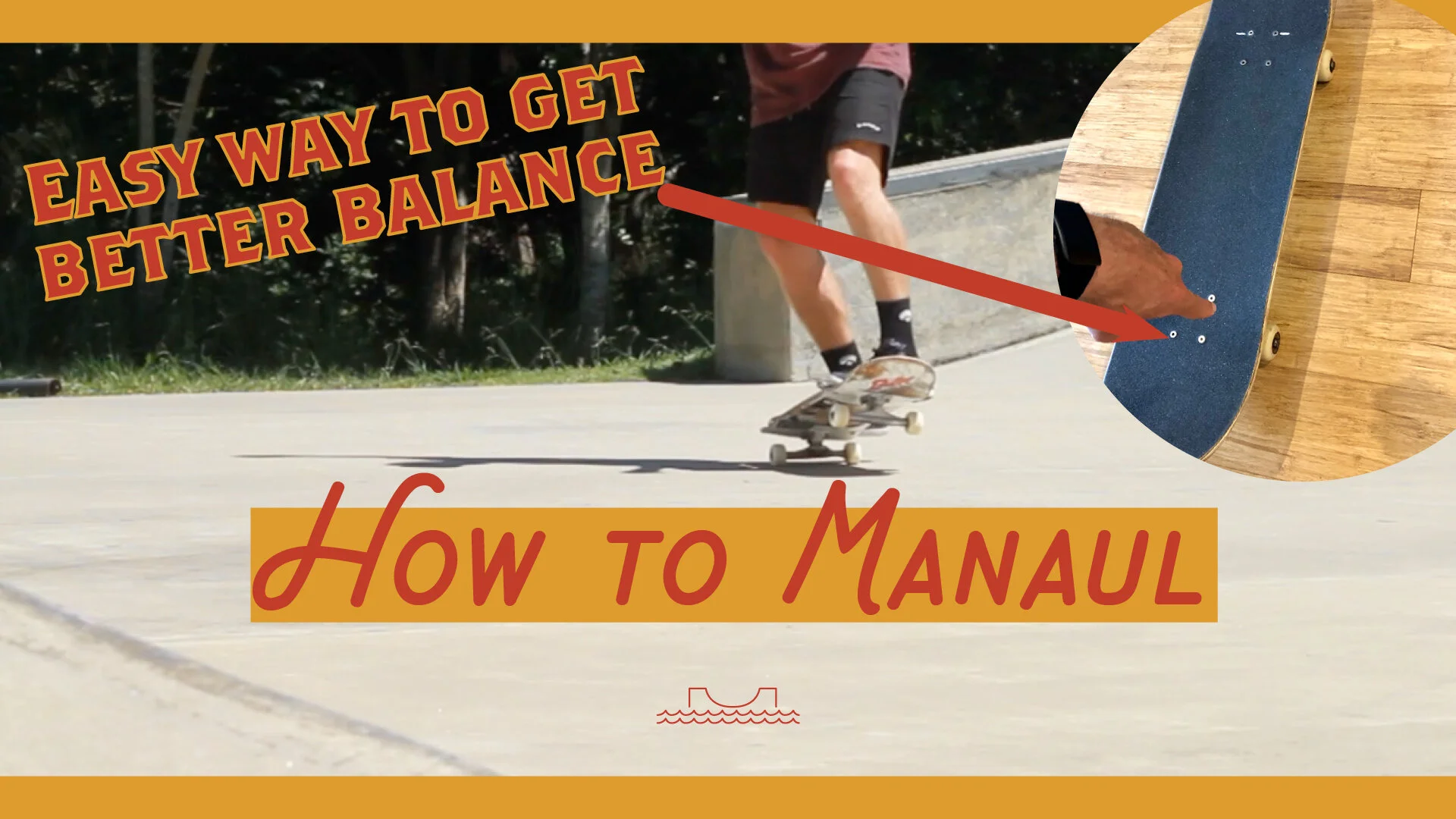 How To Manual - Skateboard Basics Trick Tip