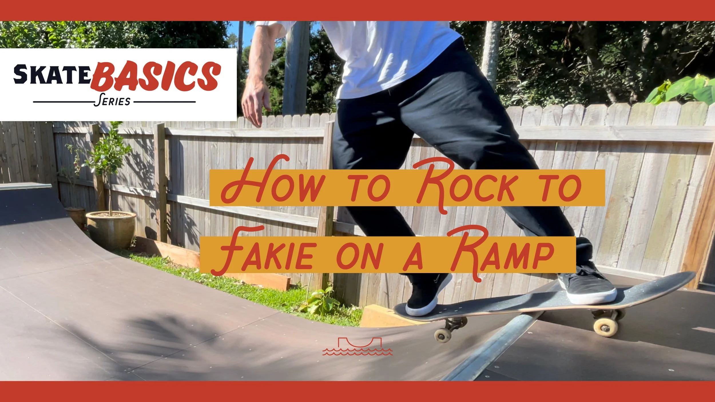 How To Rock Fakie on a Mini Ramp on a Skateboard - Skate Basics - Transition Tutorial