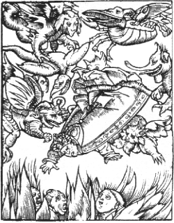 British Museum Fig. 4. The Pope in Hell. Woodcut by H. Cranach, 1521