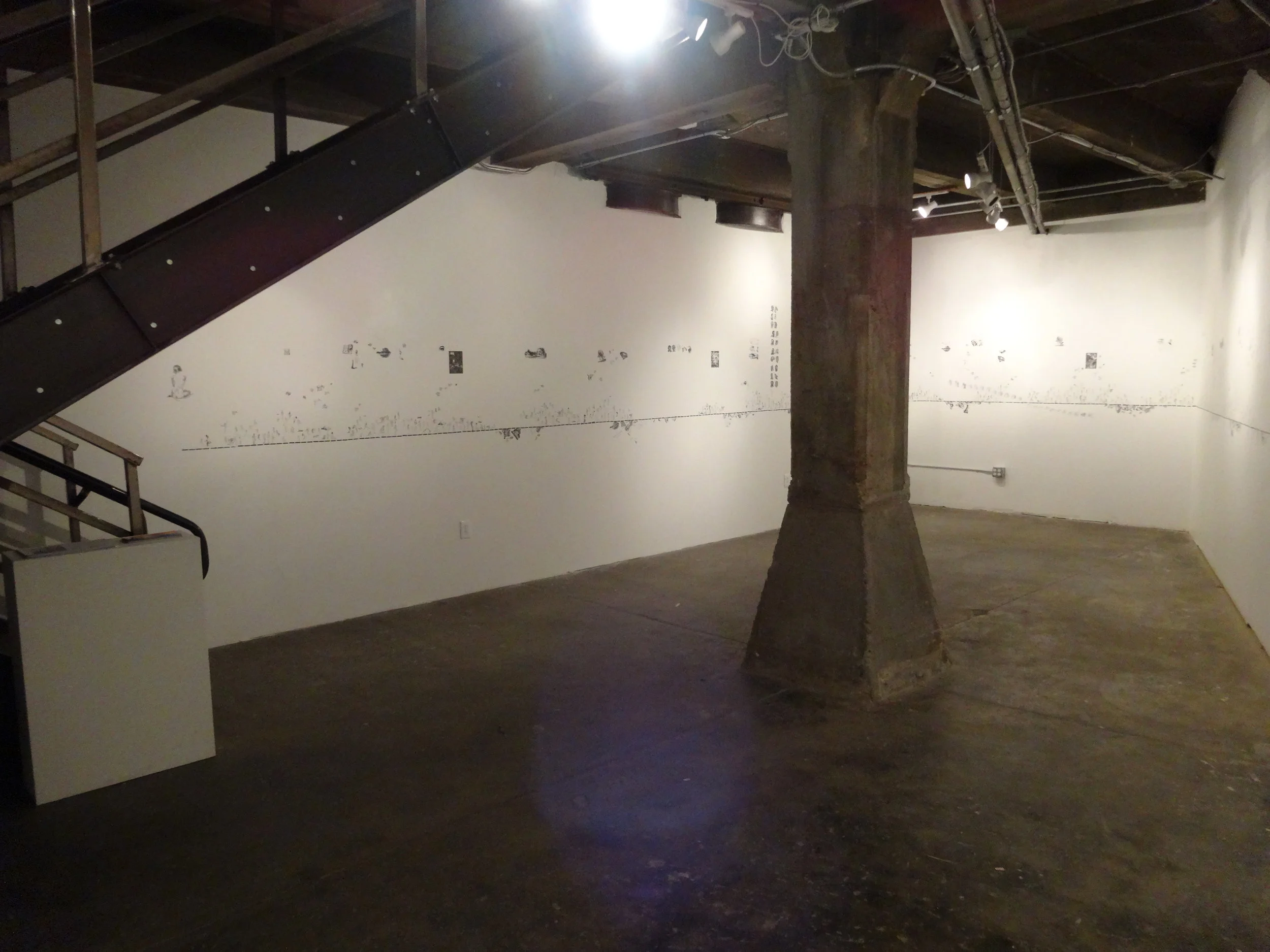 Installation view, Line of Lode