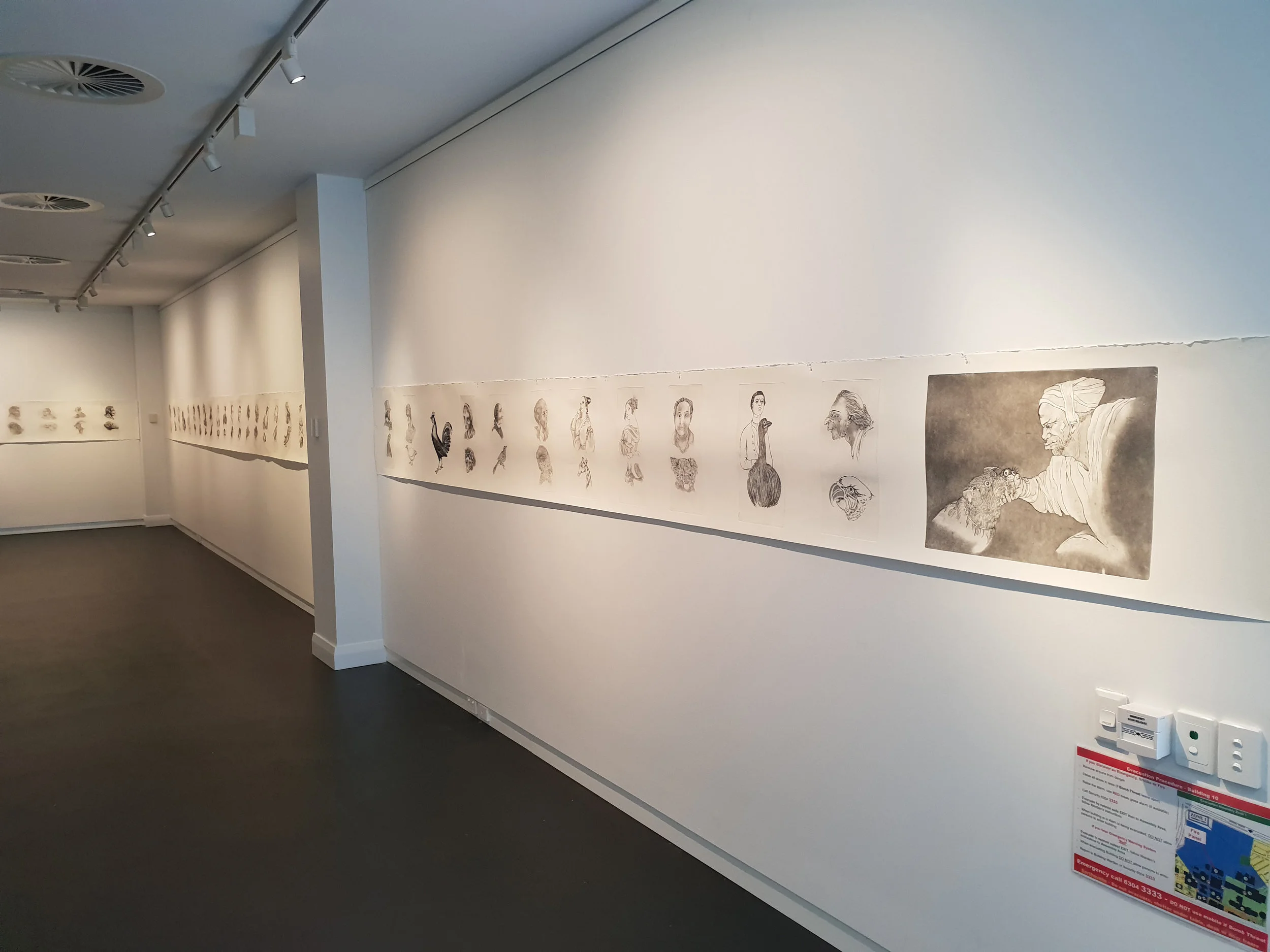 Gallery 25, right entry wall 