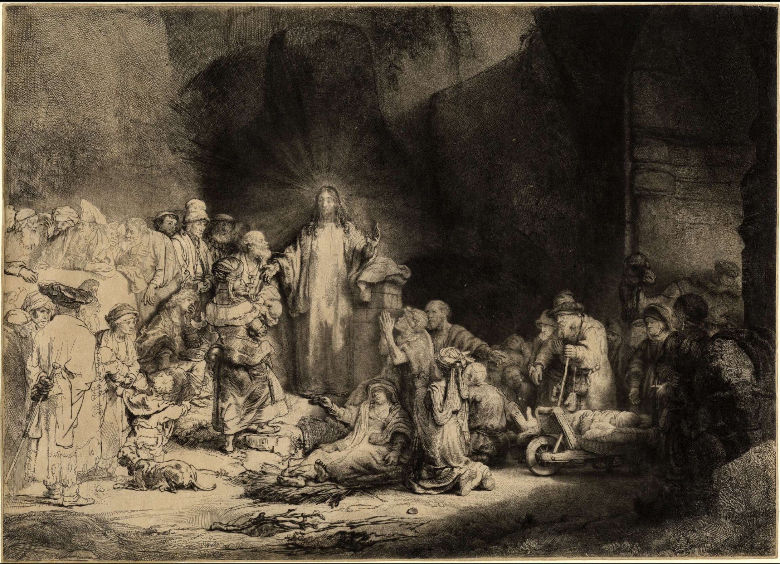 Rembrandt second state c.1648 28.2 x 39.2cm (Copy)