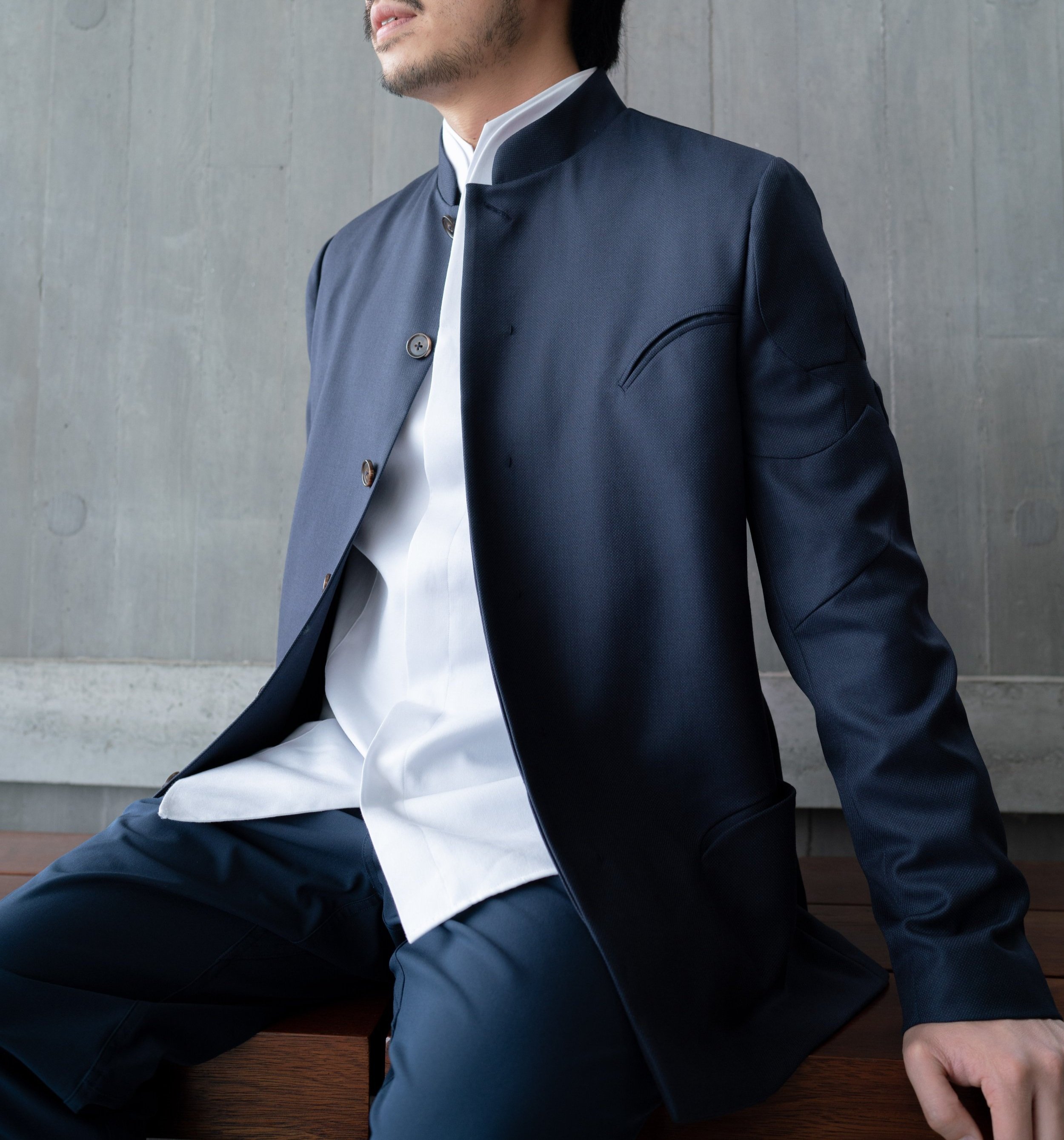 The Mandarin- Mandarin Collar Jacket — JSMP | Made-to-measure | Bespoke  Tailoring | By HK Tailors