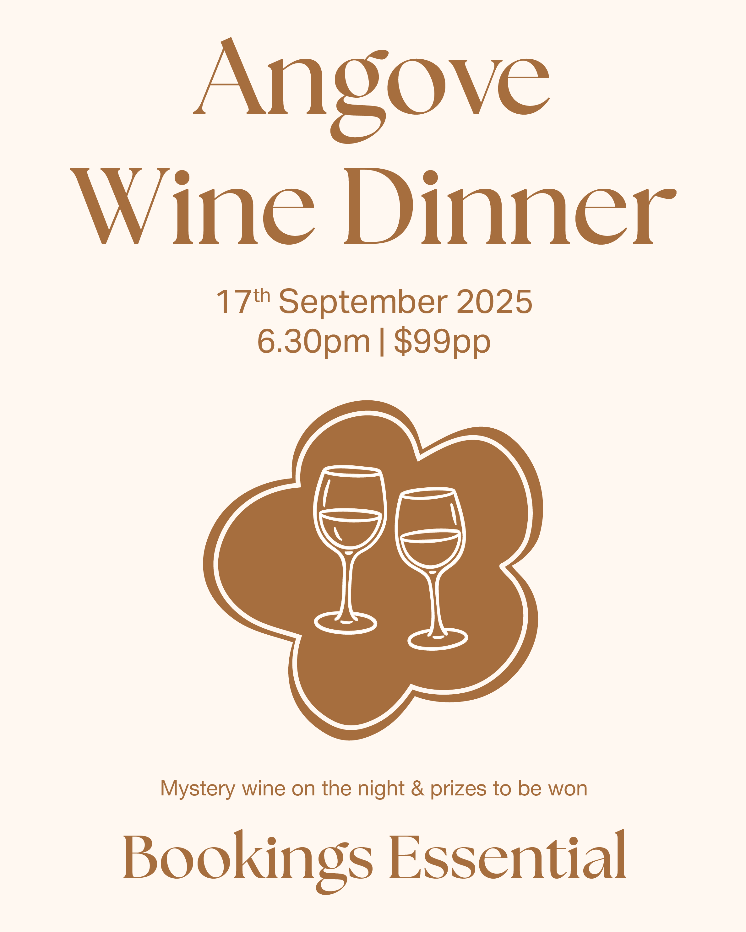 Angove Wine Dinner