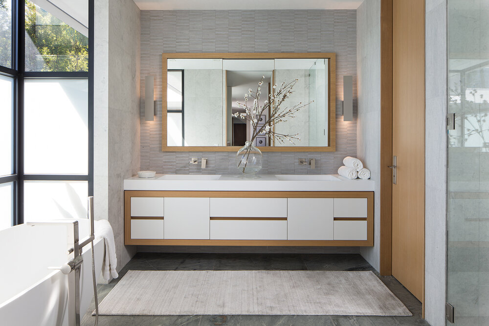 Irene Kim Coppedge - Projects- Modern Organic - Coronado, California - Master Bathroom Vanity